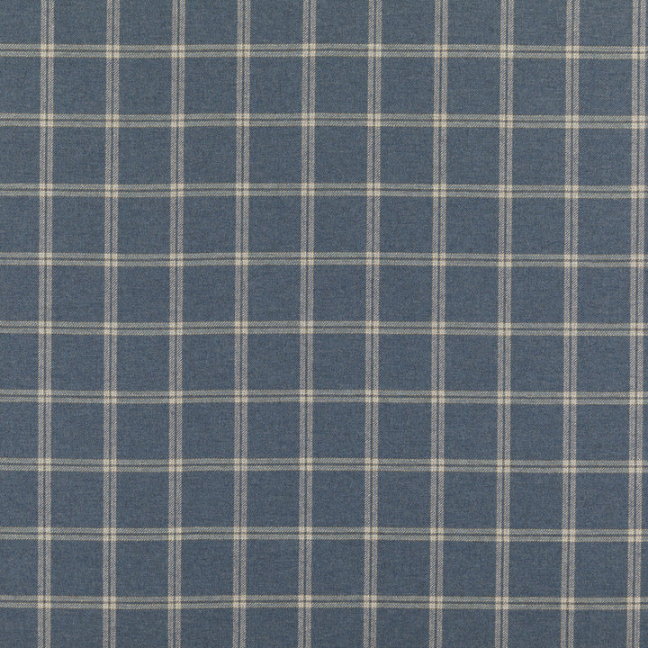 Walton Indigo by Mulberry Designer Fabric MODERN COUNTRY MERINO WOOL - 50%;WOOL - 50% United Kingdom Horizontal: 3.94 and Vertical: 3.94 59.1 - Swanky Fabrics -