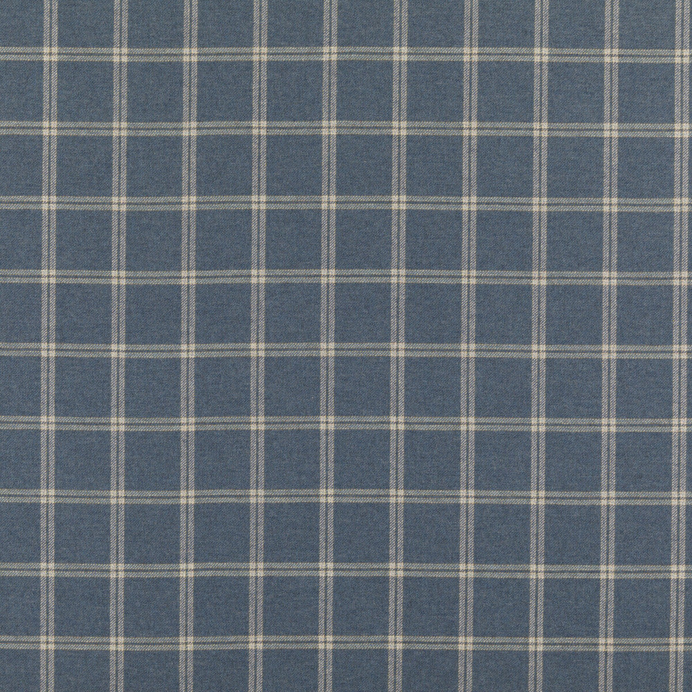 Walton Indigo by Mulberry Designer Fabric MODERN COUNTRY MERINO WOOL - 50%;WOOL - 50% United Kingdom - Horizontal: 3.94 and Vertical: 3.94 59.1 - Swanky Fabrics -