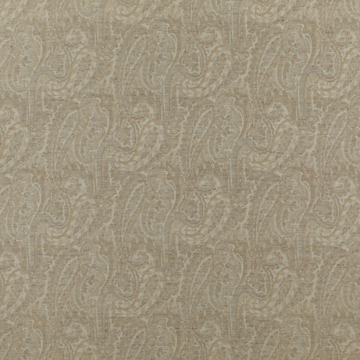 Fairfield Paisley Sand by Mulberry Designer Fabric MODERN COUNTRY LINEN - 70%;WOOL - 30% United Kingdom MEDIUM Horizontal: 15.563 and Vertical: 16.942 62.252 - Swanky Fabrics -