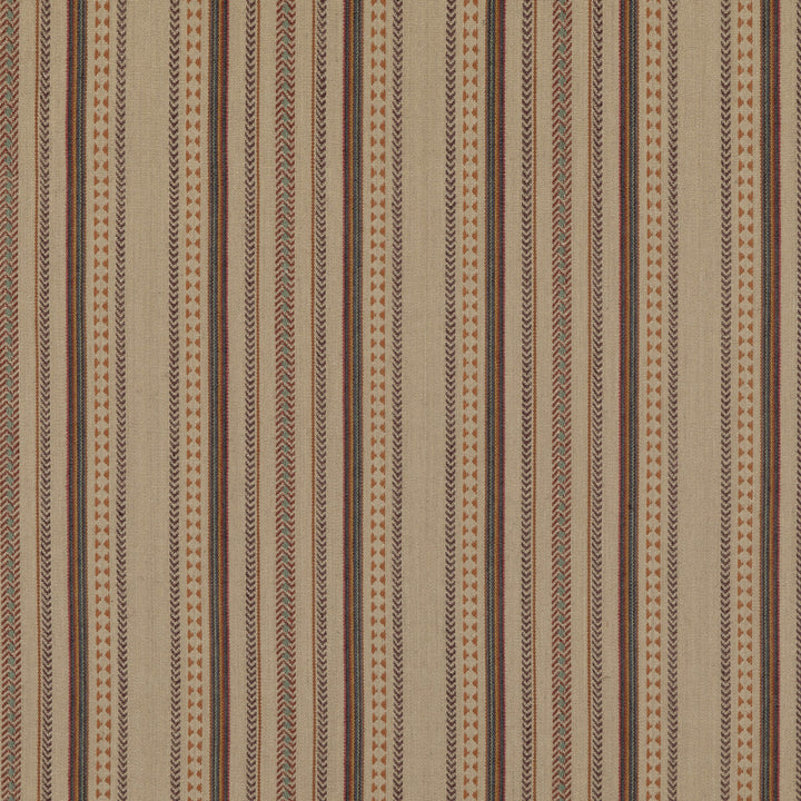 Racing Stripe Plum by Mulberry Designer Fabric MULBERRY STRIPES II COTTON - 68%;JUTE - 32% India Horizontal: 13.199 and Vertical: 52.796 - Swanky Fabrics -