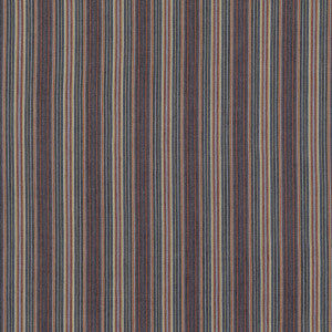 Falconer Stripe Indigo/Red by Mulberry Designer Fabric