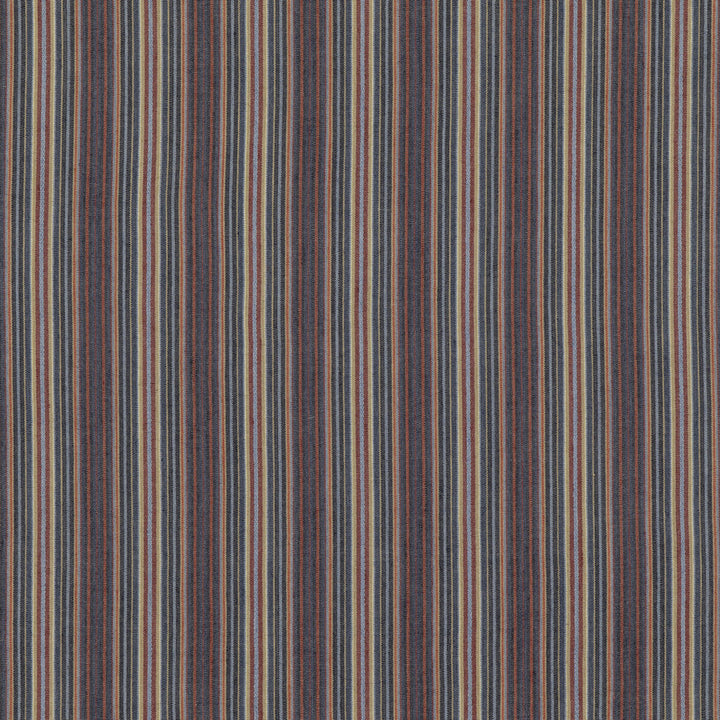 Falconer Stripe Indigo/Red by Mulberry Fabric Mulberry Fabric Falconer Stripe Indigo/RedFabric MULBERRY STRIPES II COTTON - 70%;JUTE - 30% India </p><p>Repeat: H: 5.713, V: 51.22 - Fabric Carolina -