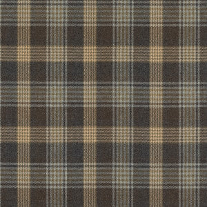 Braemar Woodsmoke by Mulberry Designer Fabric