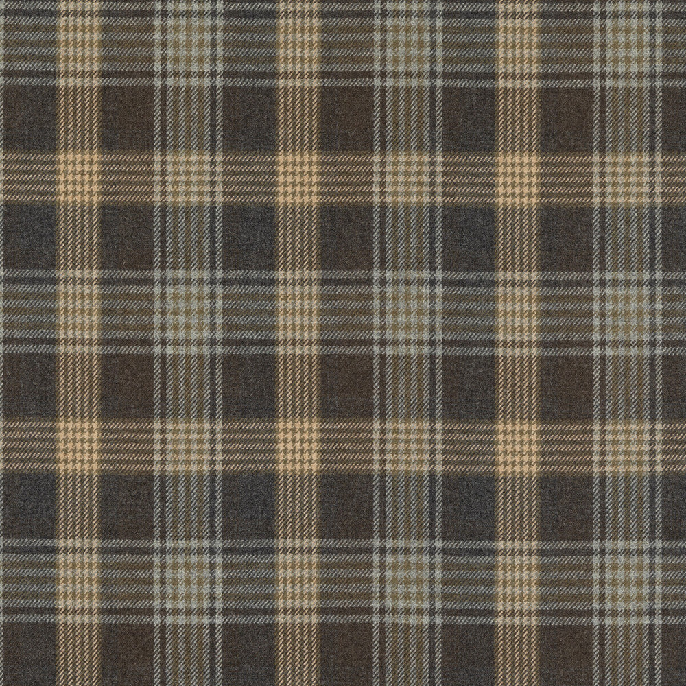 Braemar Woodsmoke by Mulberry Fabric Mulberry Fabric Braemar WoodsmokeFabric MULBERRY WOOLS IV WOOL - 100% United Kingdom </p><p>Repeat: H: 9.85, V: 12.214 59.1 - Fabric Carolina -