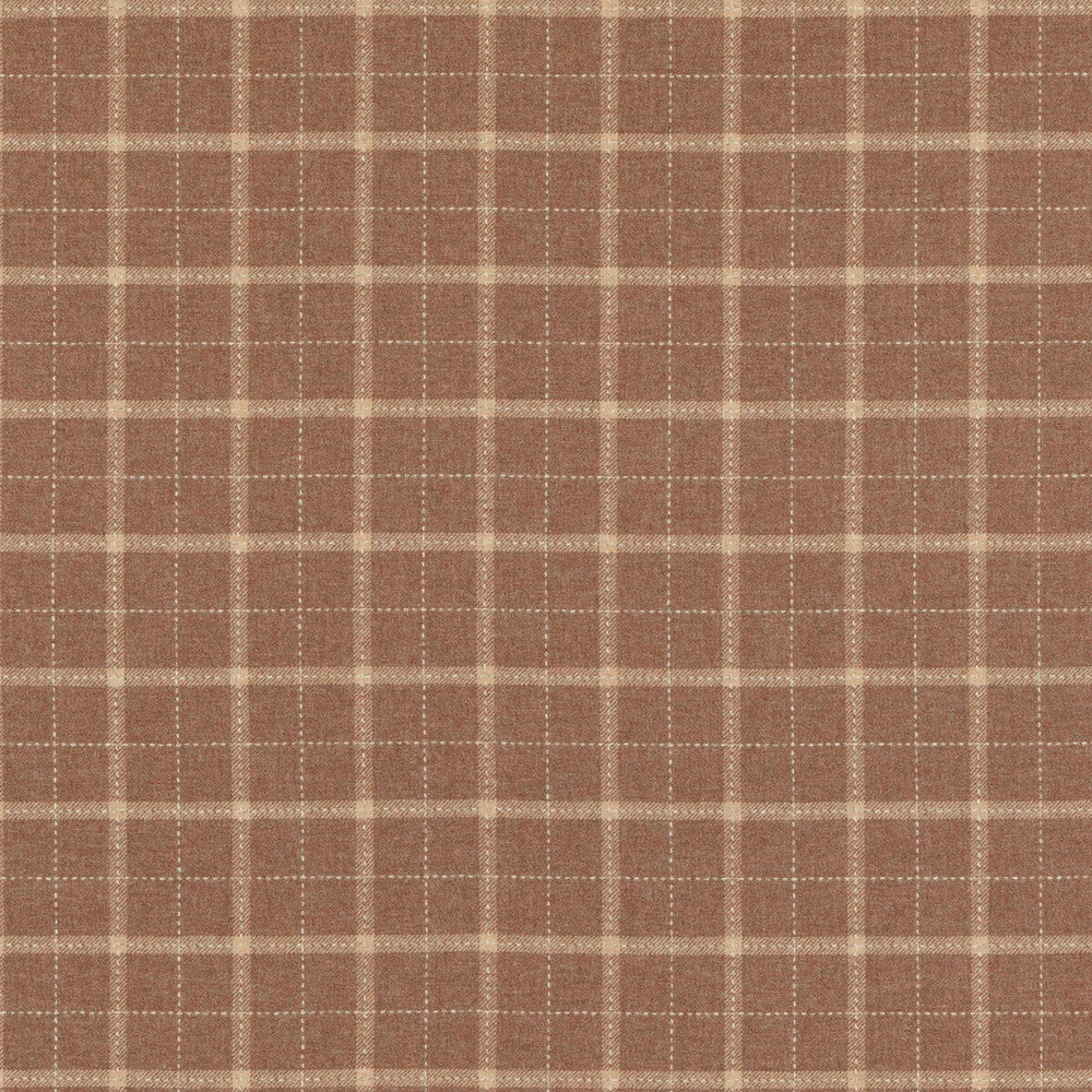 Bowmont Russet by Mulberry Designer Fabric MULBERRY WOOLS IV WOOL - 100% United Kingdom MEDIUM Horizontal: 3.546 and Vertical: 3.94 56.736 - Swanky Fabrics -