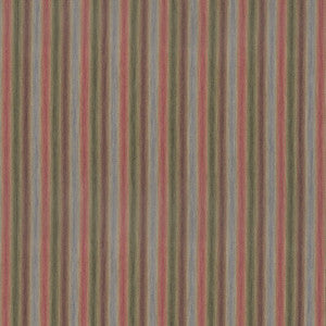 Shepton Stripe Plum/Green by Mulberry Designer Fabric