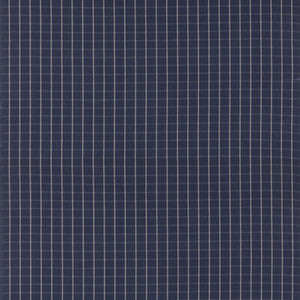 Compass Check Indigo by Mulberry Designer Fabric