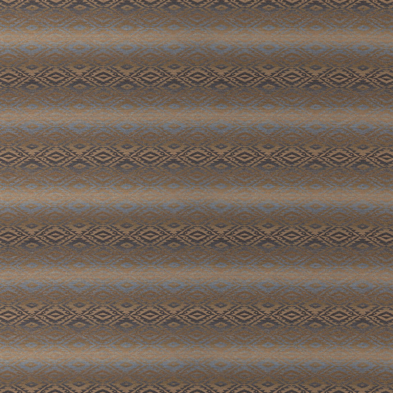 Beaumaris - Granite/Blue FD836.A16.0 by Mulberry Designer Fabric