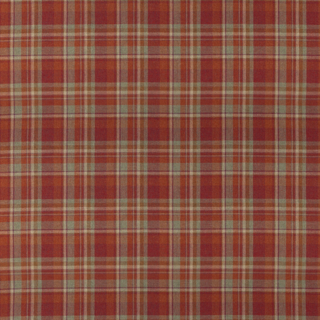 Lindisfarne Plaid - Russet FD838.V55.0 by Mulberry Designer Fabric
