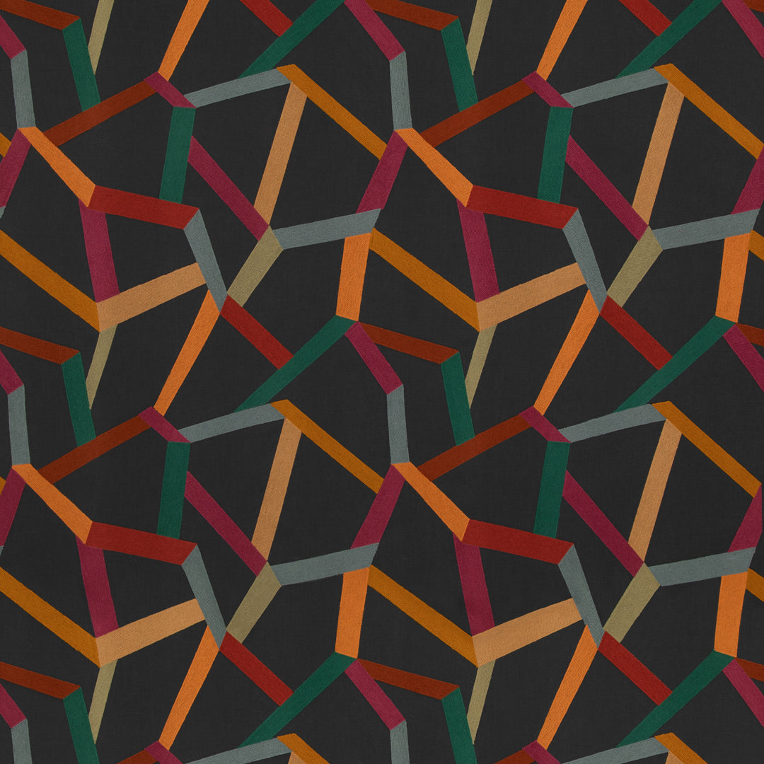 Beltane - Midnight Blue FD848.F109.0 by Mulberry Designer Fabric
