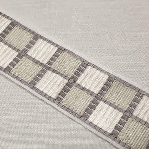 Fenci Emb Tape Nickel by Magnolia Designer Fabric