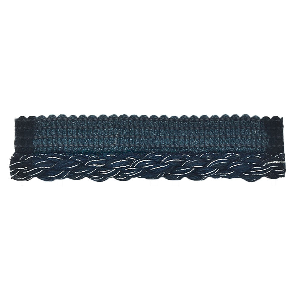 Fess 2 Royal by Stout Designer Trim MOONDUST TRIM 58%SVI 32%LIN 10%MTL ITALY </p><p>Repeat: 0 0.38 in - Swanky Fabrics -