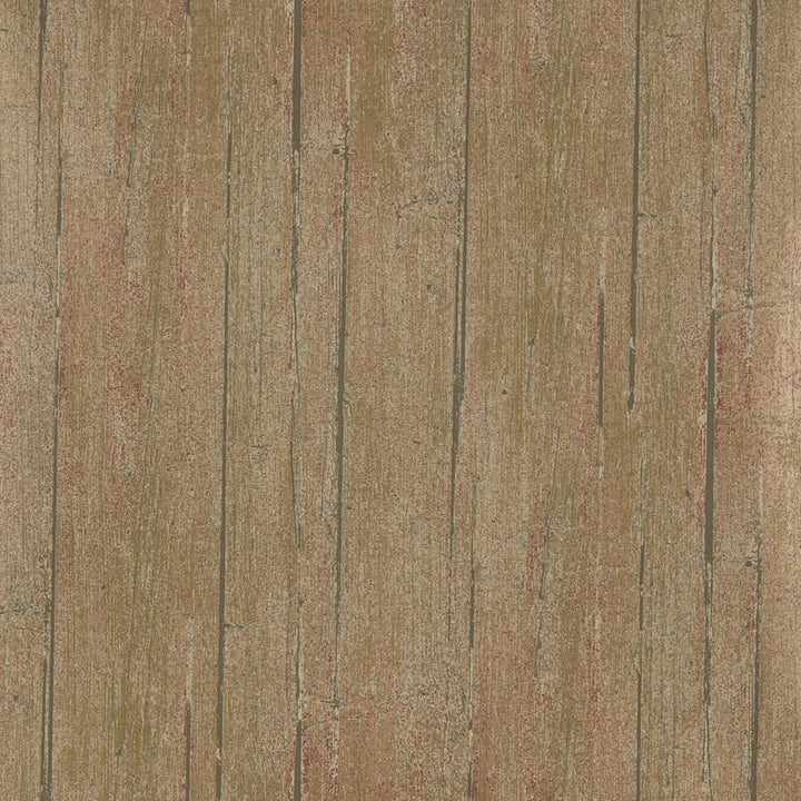 Wood Panel Rust by Mulberry Designer Wallcovering BOHEMIAN ROMANCE PAPER - 100% United Kingdom - Horizontal: - and Vertical: 20.488 20.488 - Swanky Fabrics -