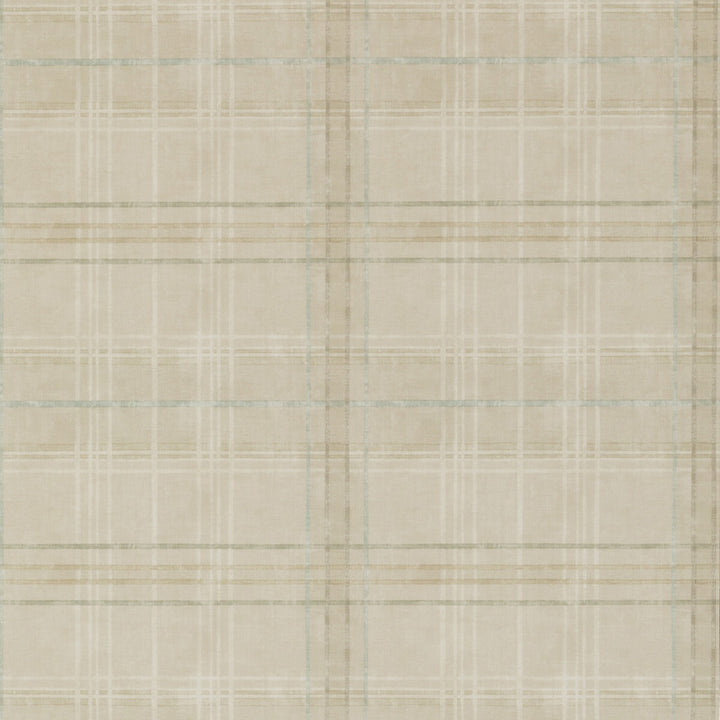 Shetland Plaid Stone by Mulberry Designer Wallcovering MODERN COUNTRY PAPER - 100% United Kingdom Horizontal: 26.989 and Vertical: 12.608 26.989 - Swanky Fabrics -