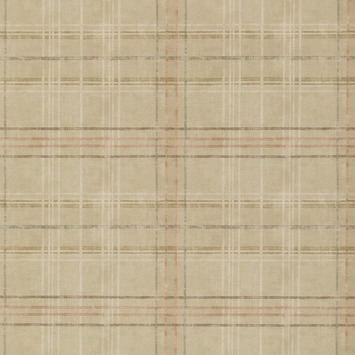 Shetland Plaid Sand by Mulberry Wallcovering Mulberry Wallcovering Shetland Plaid SandWallcovering MODERN COUNTRY NON WOVEN - 100% United Kingdom </p><p>Repeat: H: 26.989, V: 12.608 26.989 - Fabric Carolina -