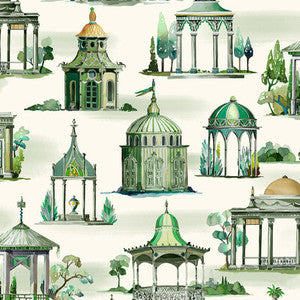 Follies Emerald by Mulberry Designer Wallcovering