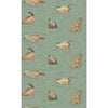 Duck Pond - Teal FG122.R11.0 by Mulberry Designer Wallcovering