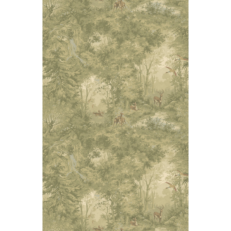Mulberry Woodland - Misty Morning FG124.A52.0 by Mulberry Designer Wallcovering