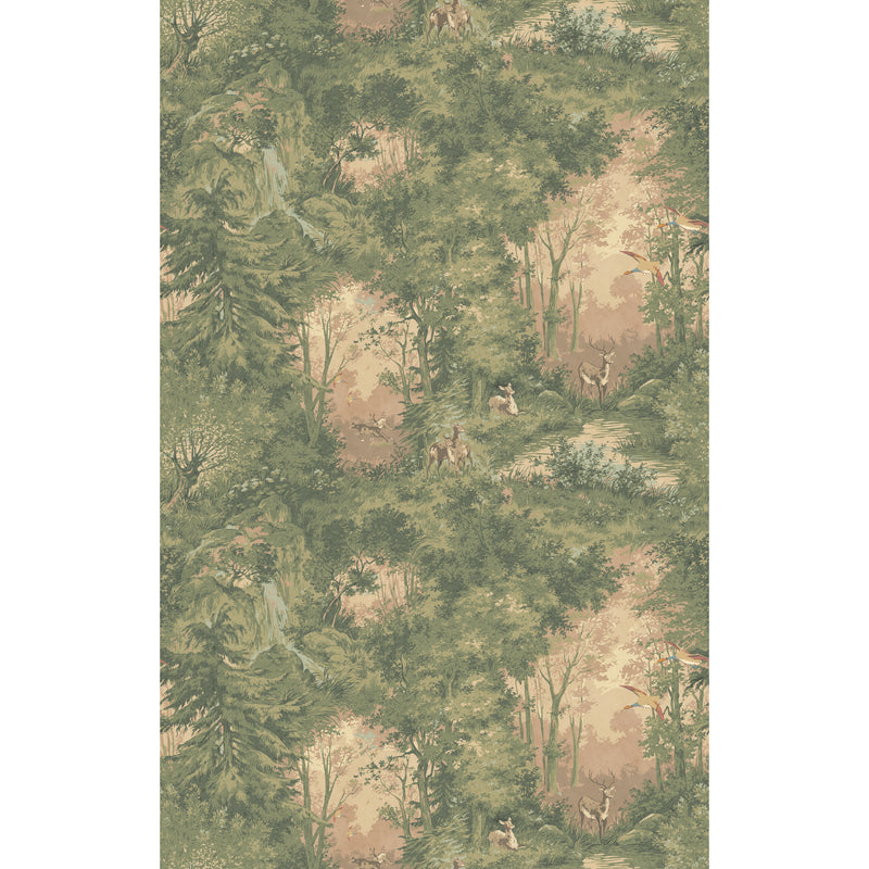 Mulberry Woodland - Sunrise FG124.Y21.0 by Mulberry Designer Wallcovering
