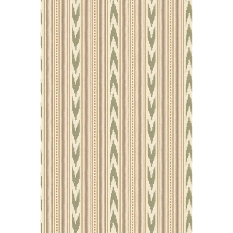 Newport Stripe - Lovat FG127.R106.0 by Mulberry Designer Wallcovering