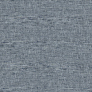 Silk Linen Weave Navy Wallpaper by York Wallcoverings Designer