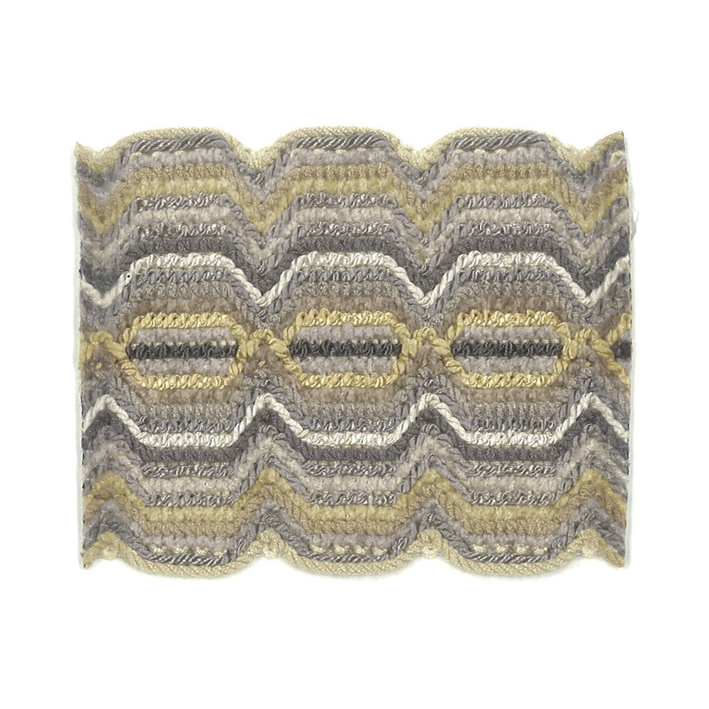 Fiesta 1 Jute by Stout Designer Trim NEW WORLD TRIM VOLUME II 91%SVI 9%NYL CHINA Horizontal: 1 and Vertical: 0 2.88 in - Swanky Fabrics -