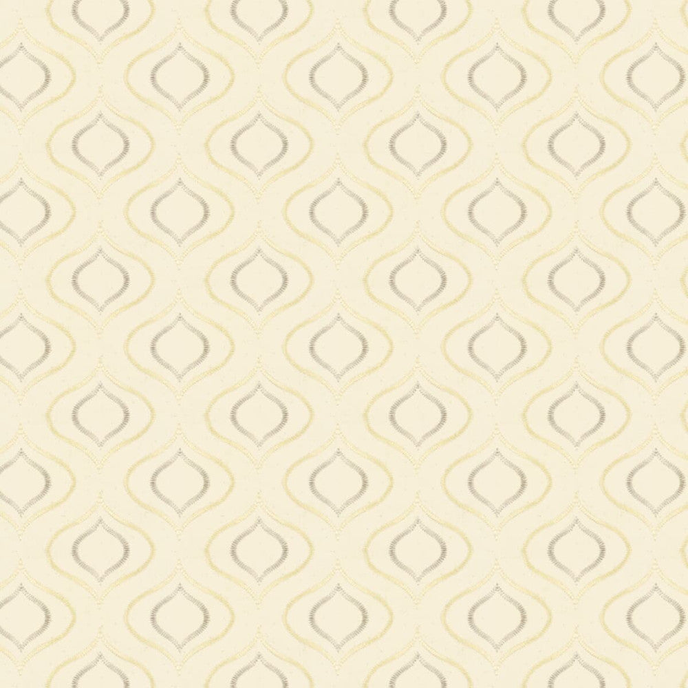 Figo 1 Cornsilk by Stout Designer Fabric RAINBOW LIBRARY MICA/BRONZE 100%COT %REMB CHINA Horizontal: 13.625 and Vertical: 11.75 54 in - Swanky Fabrics -