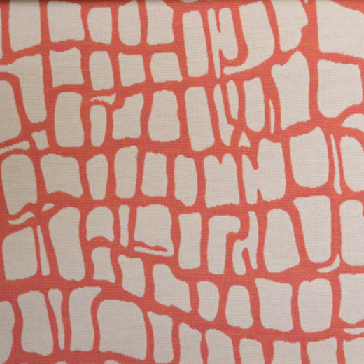 Fiji Col. Coral by Europatex Designer Fabric Pacific 75% Cotton / 25% Polyester China See Sample Horizontal: N/A and Vertical: N/A 57.00 inches  - Swanky Fabrics -