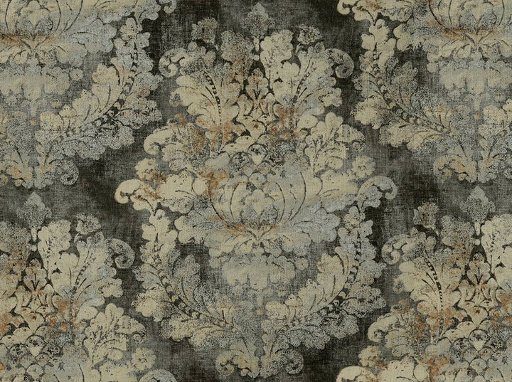 Firenza Cindersmoke 949 by Covington Designer Fabric our website for purchase 55% Linen/45% Viscose Korea 12000 Horizontal: 13.5" and Vertical: 24" 55" - Swanky Fabrics -