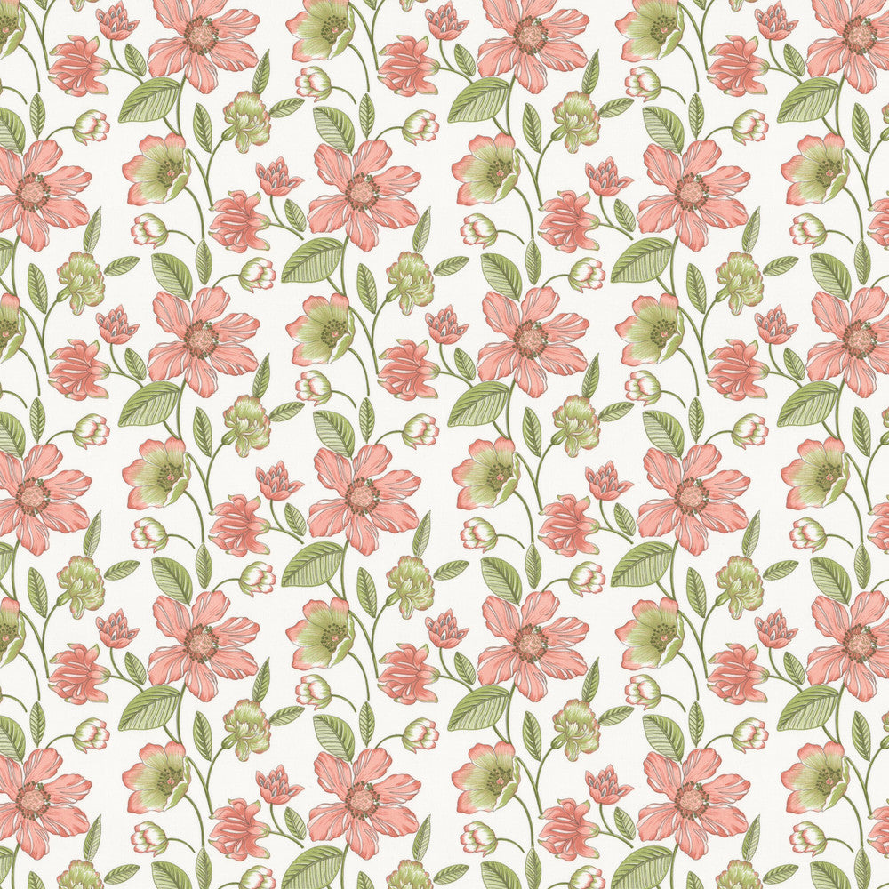 Flair 1 Springtime by Stout Fabric Stout Fabric Flair 1 SpringtimeFabric COMFORTABLE LIVING ROSEWOOD/PEONY 100%COT INDIA </p><p>Repeat: H: 19.500, V: 18.000 54 in - Fabric Carolina -