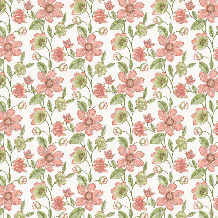 Flair 1 Springtime by Stout Fabric Stout Fabric Flair 1 SpringtimeFabric COMFORTABLE LIVING ROSEWOOD/PEONY 100%COT INDIA </p><p>Repeat: H: 19.500, V: 18.000 54 in - Fabric Carolina -