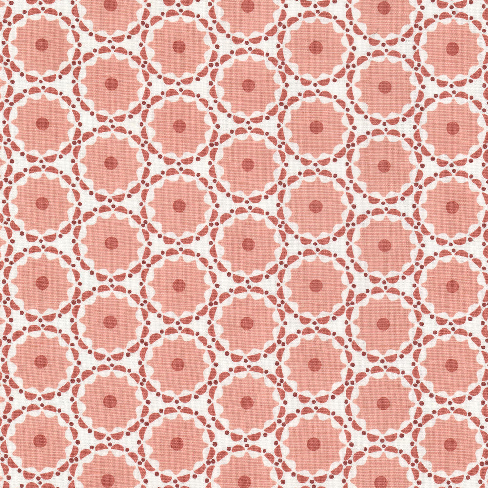 Fleecy 2 Blossom by Stout Fabric Stout Fabric Fleecy 2 BlossomFabric RAINBOW LIBRARY GINGER/POPPY 58%LIN 42%COT INDIA </p><p>Repeat: H: 3.375, V: 1.875 54 in - Fabric Carolina -