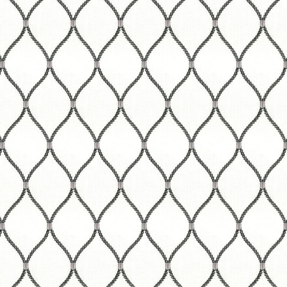 Flicks 10 Domino by Stout Designer Fabric RAINBOW LIBRARY FOG/COAL 70%SVI 30%LIN %VEMB INDIA MARTINDALE WEAR TEST (20 000 CIRCULAR RUBS) Horizontal: 4.250 and Vertical: 6.250 52 in - Swanky Fabrics -