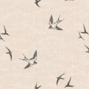 Flight 3 Mushroom by Marcus William Designer Fabric