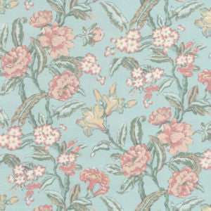 Flora Aqua by Norbar Designer Fabric