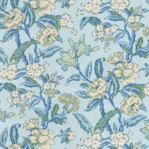 Flora Blue Kiwi by Norbar Designer Fabric