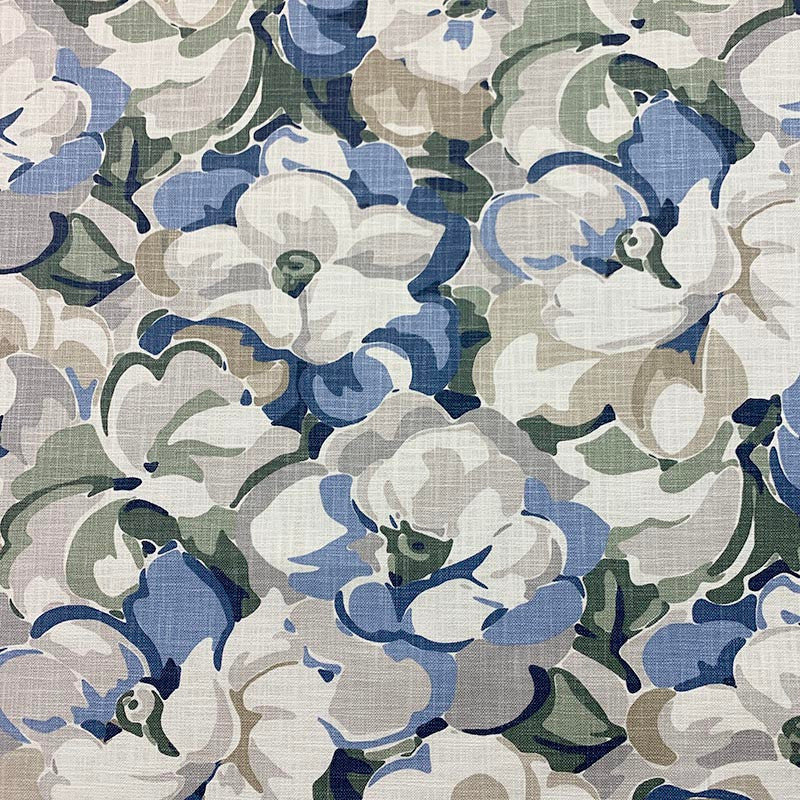 Flora Earthen by Magnolia Designer Fabric - 100%Cot Pakistan 50000 Horizontal: 27 and Vertical: 12.25 54.75 - Swanky Fabrics -