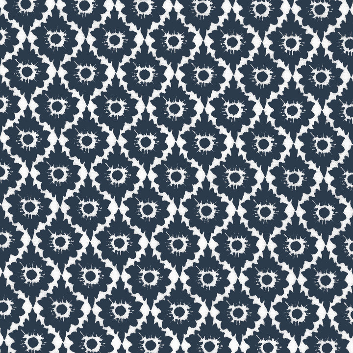 Flurry 3 Navy by Aoc Designer Fabric LA BELLA VITA 50%COT 50%LIN USA FLAME RETARDANT-U.F.A.C. CLASS 1 CATB 117-2013 PERFORMANCE RATED FABRIC WYZENBEEK 60 000 DOUBLE RUB WEAR TEST (HEAVY DUTY) Horizontal: 1.500 and Vertical: 2.000 54 in - Swanky Fabrics -