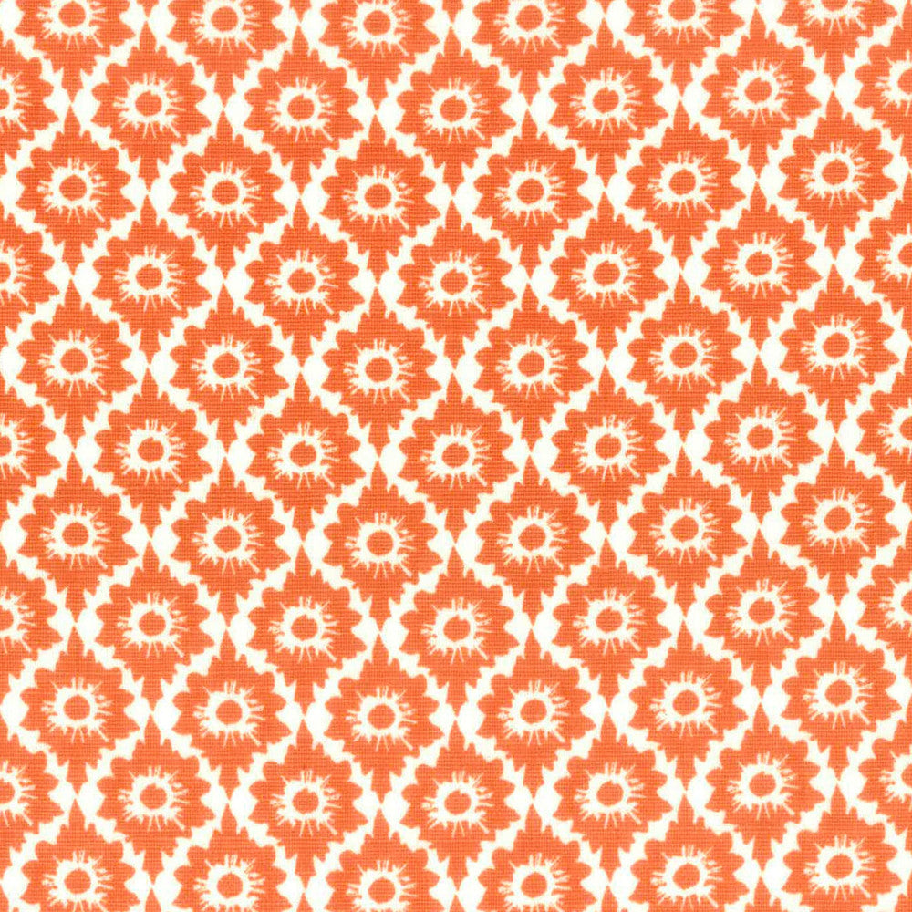 Flurry 5 Sunset by Aoc Designer Fabric LA BELLA VITA 50%COT 50%LIN USA CATB 117-2013 Horizontal: 1.5 and Vertical: 2 54 in - Swanky Fabrics -