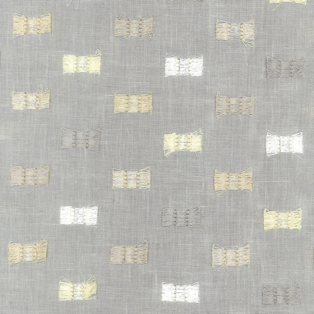 Flutter 5 Smoke by Stout Designer Fabric RAINBOW LIBRARY DUSK/SANDSTONE 100%COT %BEMB INDIA Horizontal: 8.5 and Vertical: 6.375 50.25 in - Swanky Fabrics -