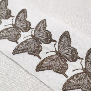 Flutter Emb Tape Nickel by Magnolia Designer Fabric