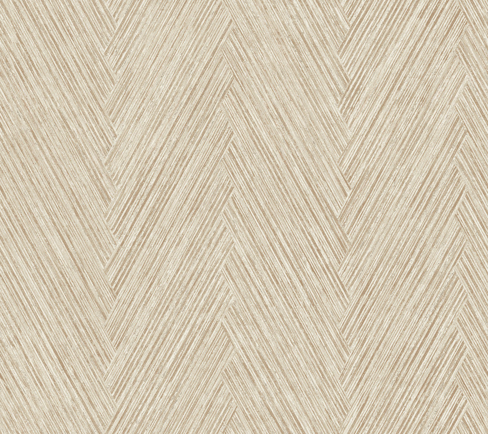 Thatched Chevron Terracotta Wallpaper by York Wallcoverings Designer Formations Covers about 60.8 square feet 27-in by 27-ft long roll Unpasted 24 - Swanky Fabrics -