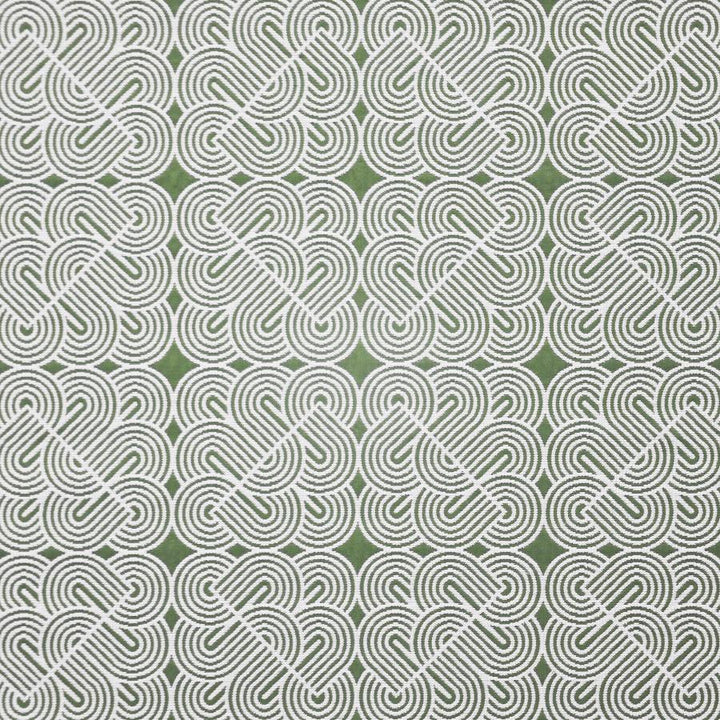 Figure Eight # 430 Kelp by Maxwell Designer Fabric Home & Garden-Act V 100% BELLA-DURA POLYOLEFIN USA V-13.5"H-13.6" 54" - Swanky Fabrics -