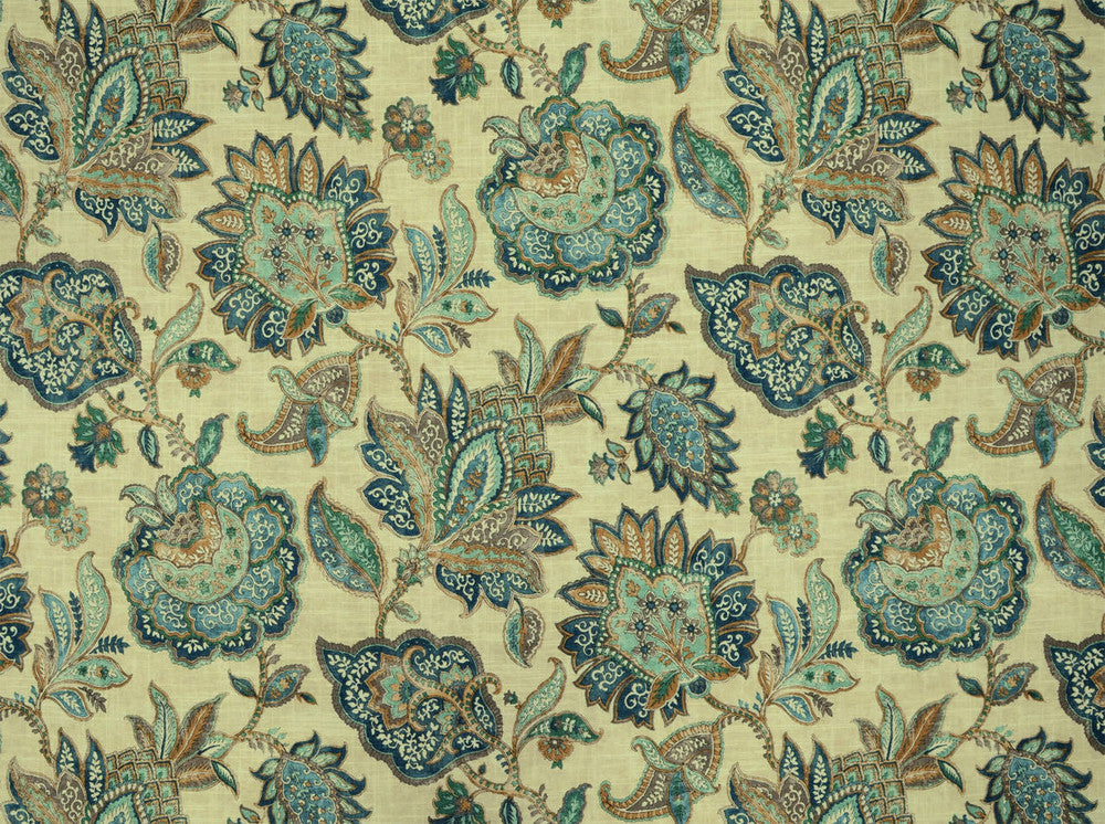 Foligno Laguna 59 by Covington Designer Fabric our website for purchase 55% Linen, 45% Viscose Korea 12000 Horizontal: 26" and Vertical: 27.5" 56" - Swanky Fabrics -