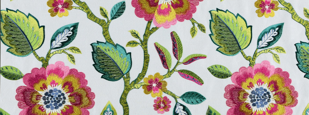 Folk Song 787 Begonia Pink by Covington Designer Fabric