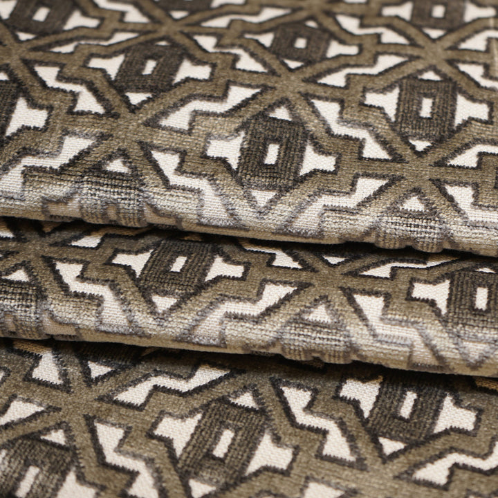 Foxtrot 96Sj101 by JF Designer Fabric JF Studio 70% Viscose, 30% Polyester Belgium 25000 Horizontal: 3.375 and Vertical: 2.25 54 - Swanky Fabrics -