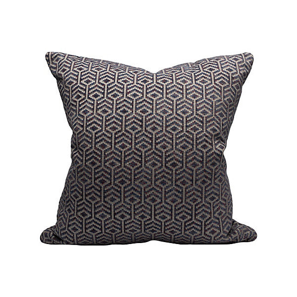 Axial Pillow/Aubergine by Scalamandre Pillow Scalamandre Pillow Axial Pillow/AuberginePillow 40% VISCOSE|38% COTTON|18% LINEN|4% POLYESTER </p><p>Repeat: H: , V: - Fabric Carolina -