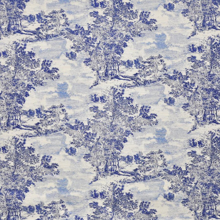 Faber # 538 Royal by Maxwell Designer Fabric Print Gallery 100% COTTON CHINA V-13.5"H-13.5" 54" - Swanky Fabrics -