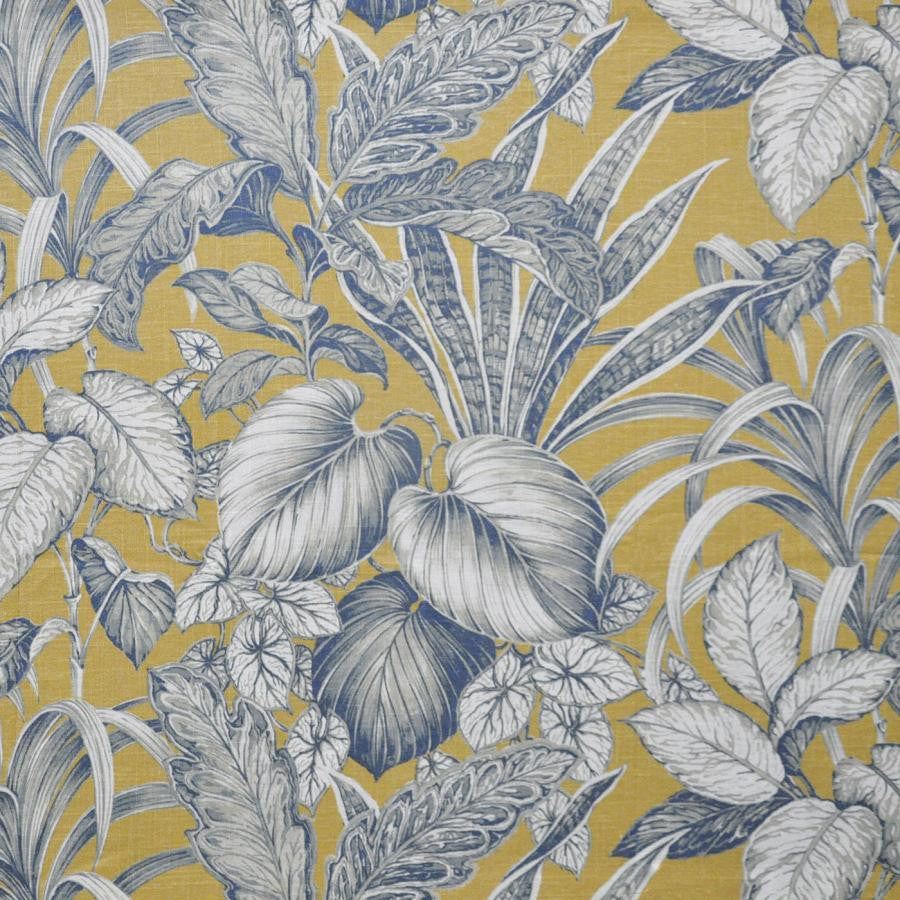 Folly # 612 Gilt by Maxwell Designer Fabric Color Theory-Vol.Vi Eden 55% LINEN/45% VISCOSE UNITED KINGDOM V-25"H-27" 53" - Swanky Fabrics -