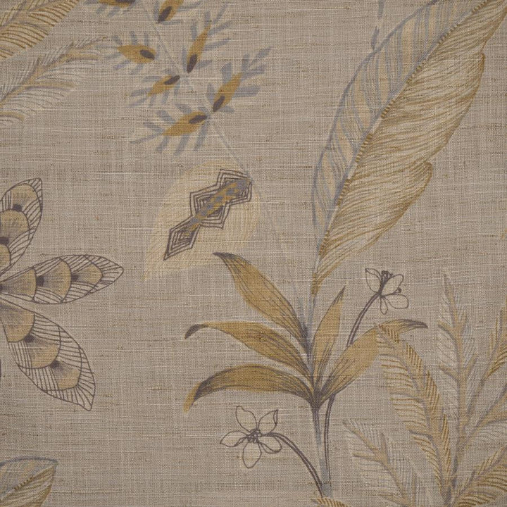 Favianna # 626 Alloy by Maxwell Designer Fabric Color Theory-Vol.Viii Tigerseye 100% POLYESTER INDIA V-27.5" H-27.5" 54" - Swanky Fabrics -